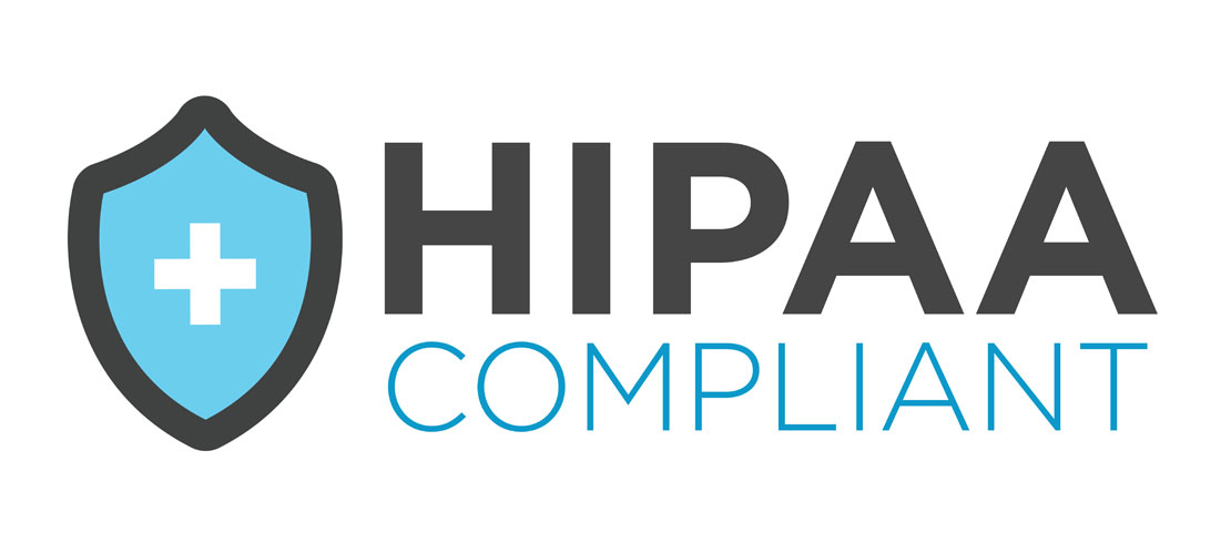 Logo that indicates HIPAA-compliance.