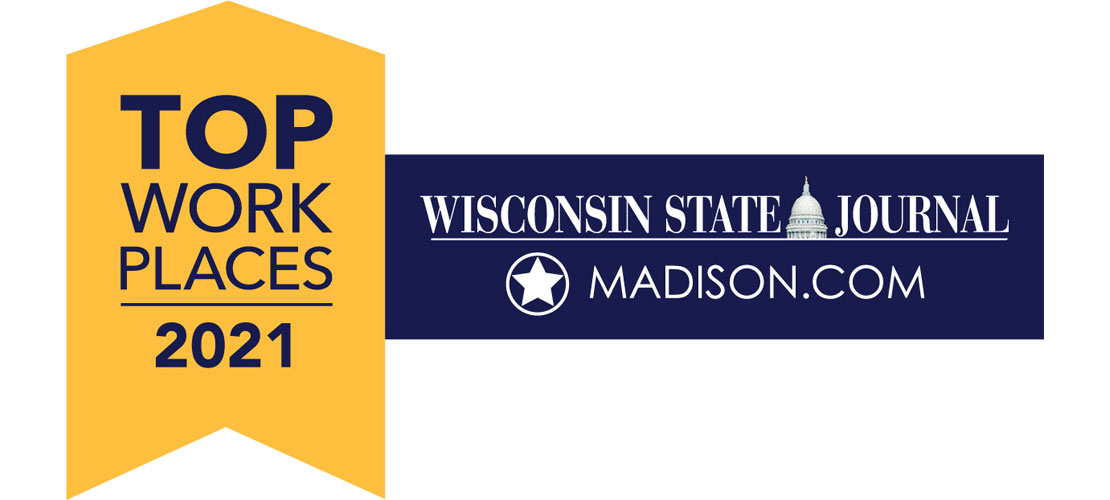 Wisconsin State Journal Madison, WI Top Workplaces 2021 Award