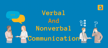 People communicating verbally and nonverbally.